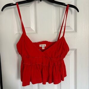 Silence + Noise Vibrant Red Camisole | Size S